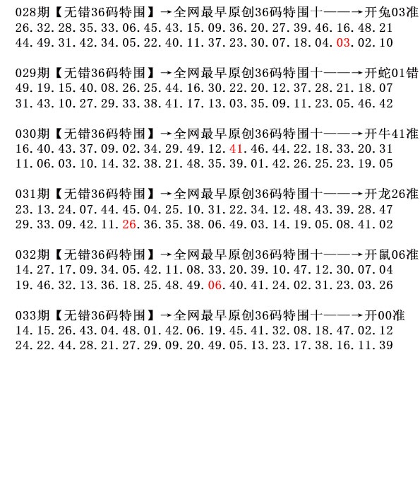 033期36码特围[图]
