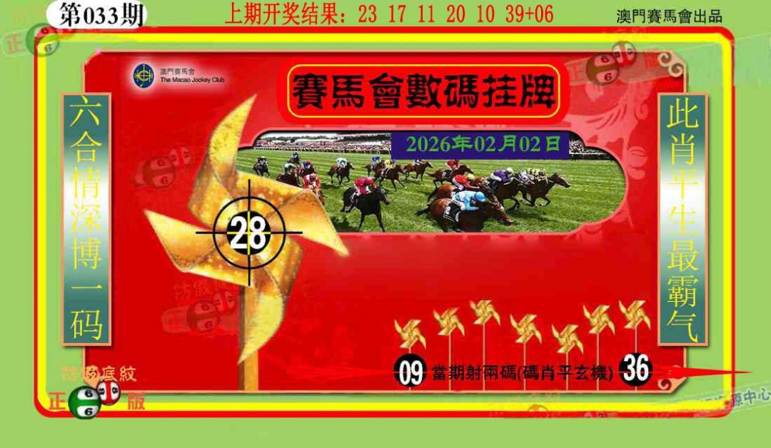 033期数码挂牌[图]