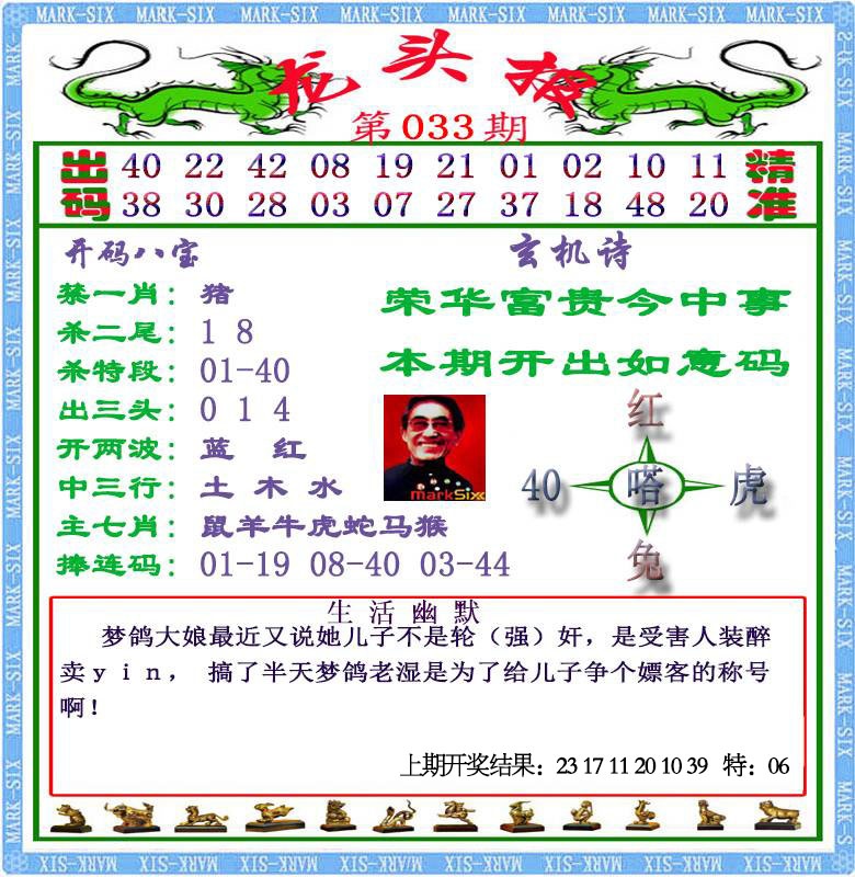 033期龙头报[图]