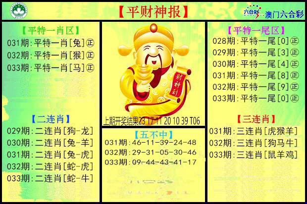 033期平财神[图]