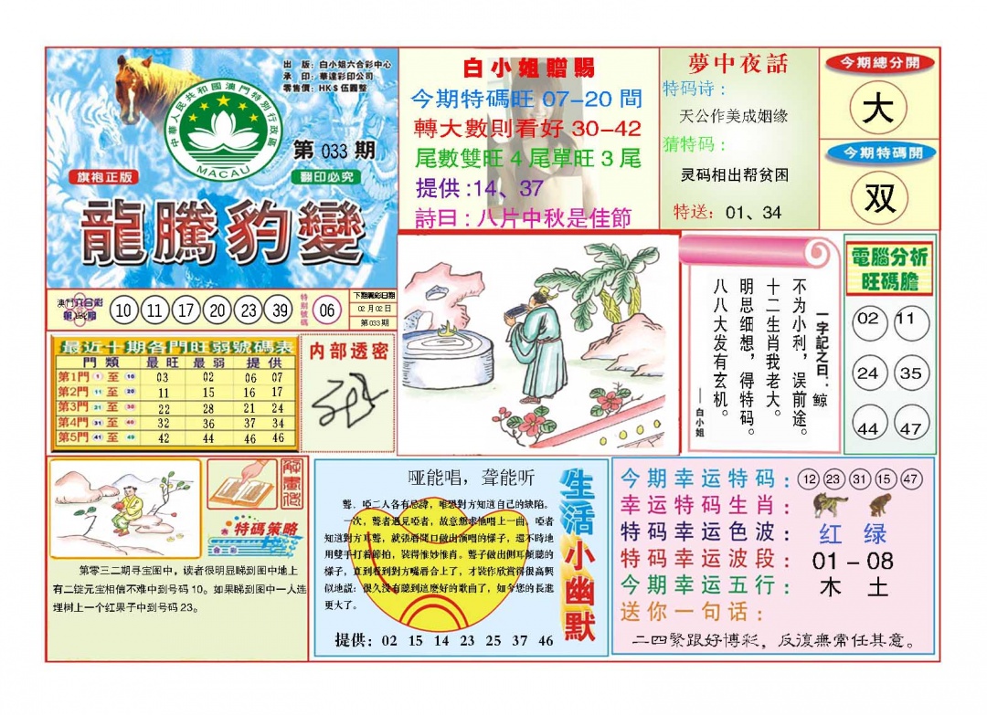 033期龙腾豹变[图]