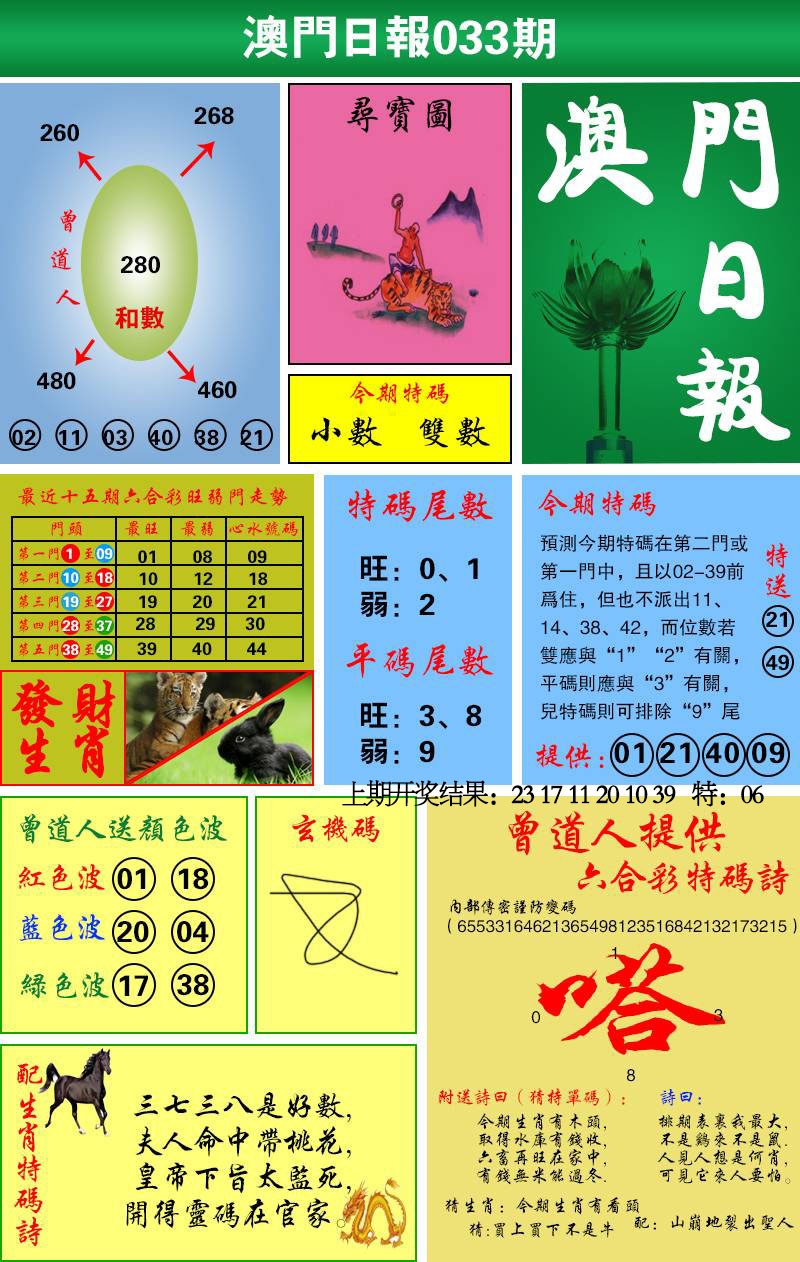 033期澳门日报[图]
