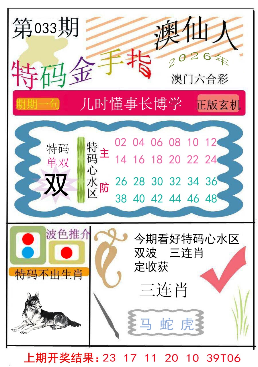 033期特码金手指[图]