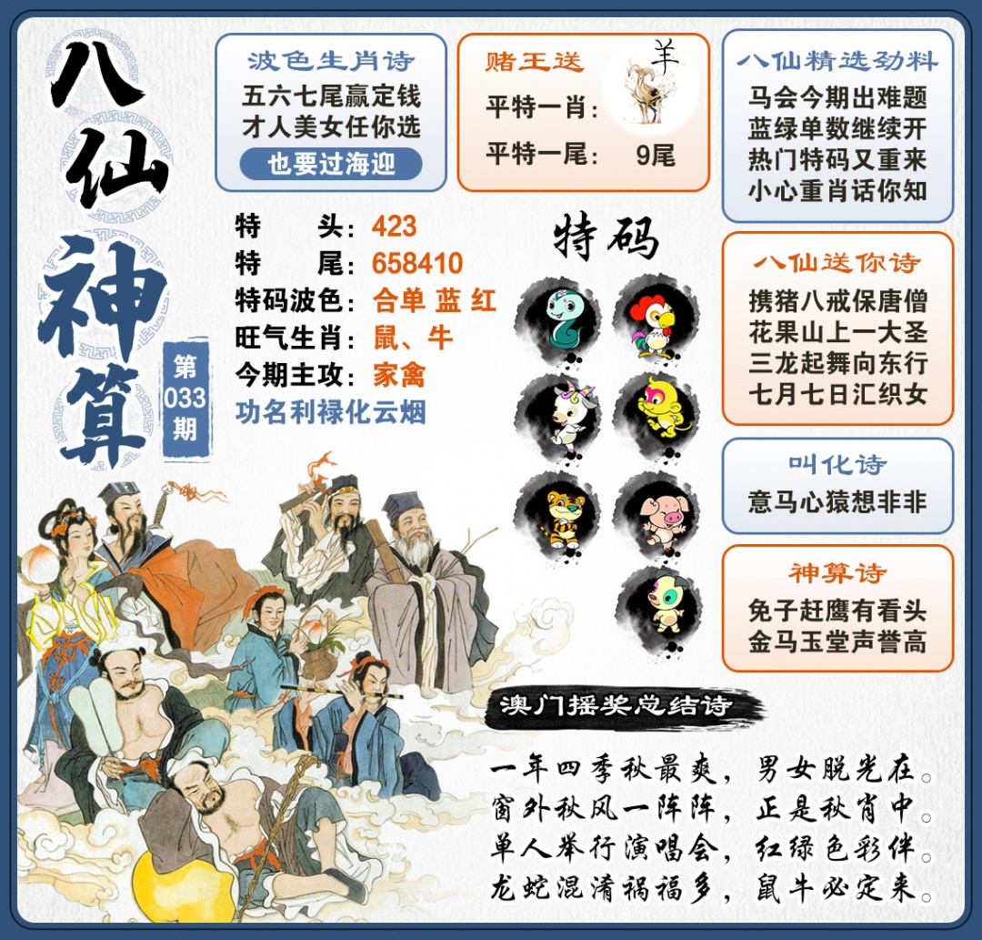 033期八仙神算[图]