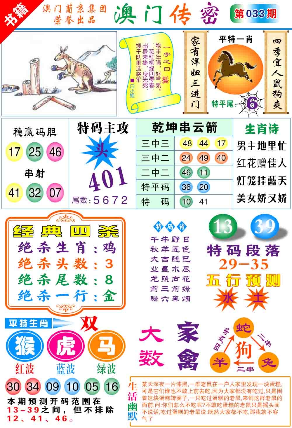 033期澳门传密心水[图]