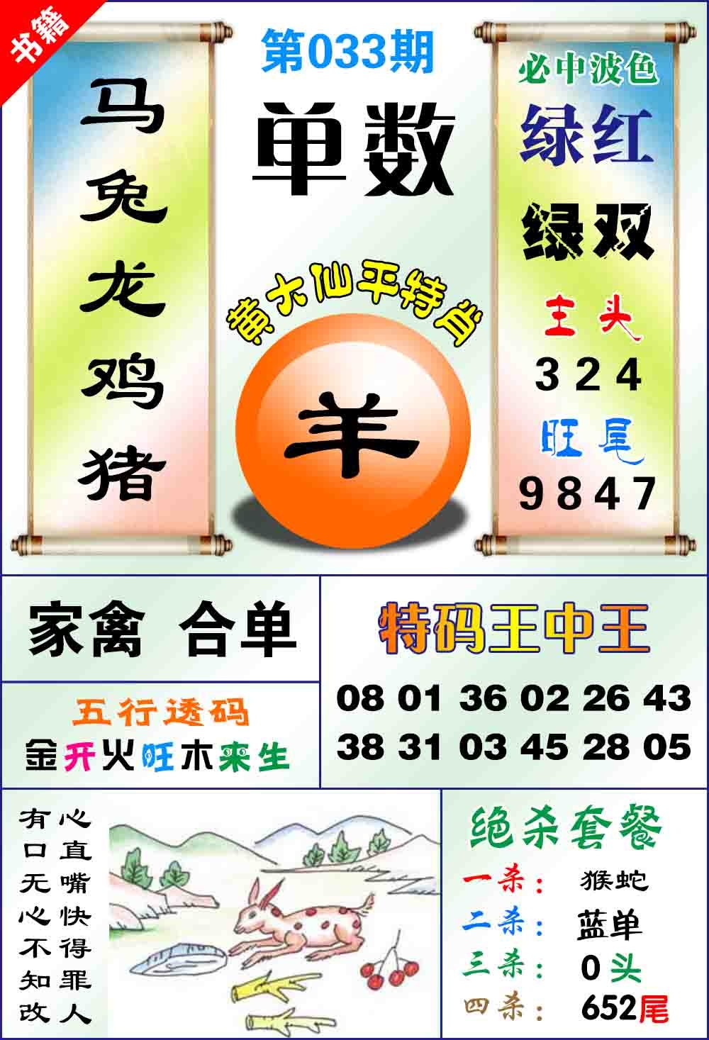 033期澳门平特王中正[图]