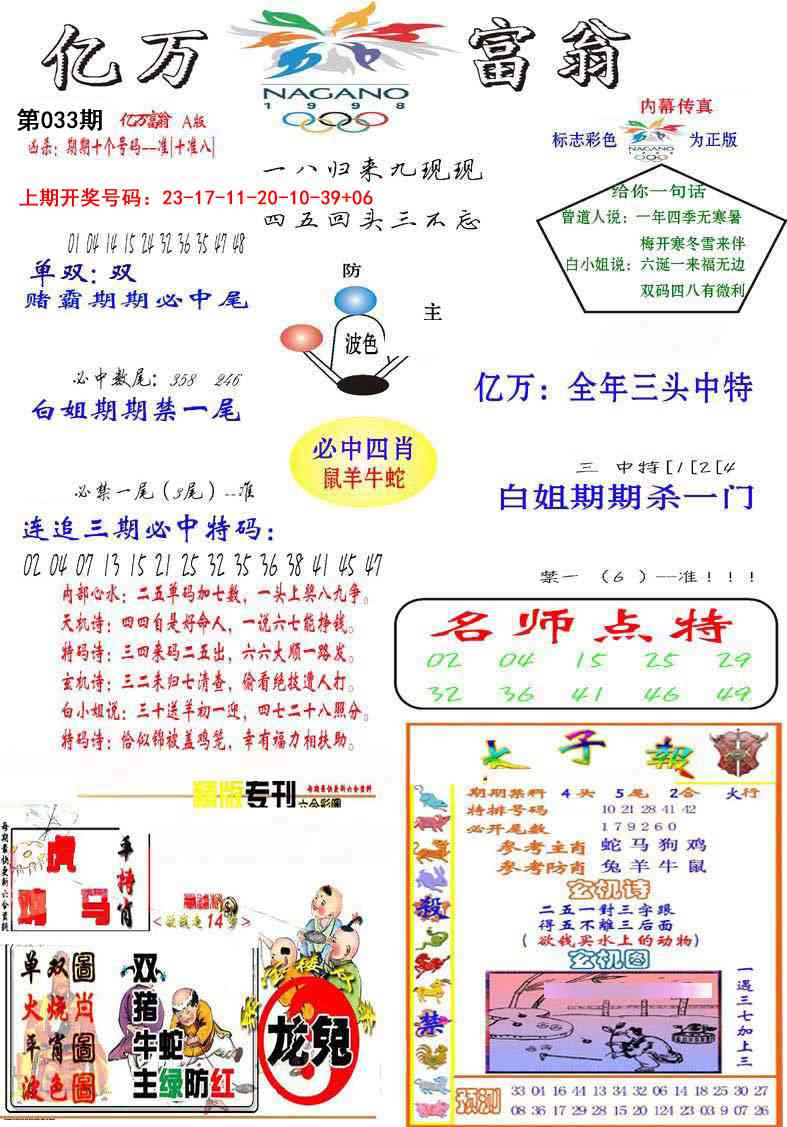 033期亿万富翁A[图]