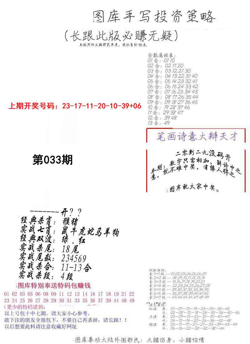 033期手写投资策略[图]