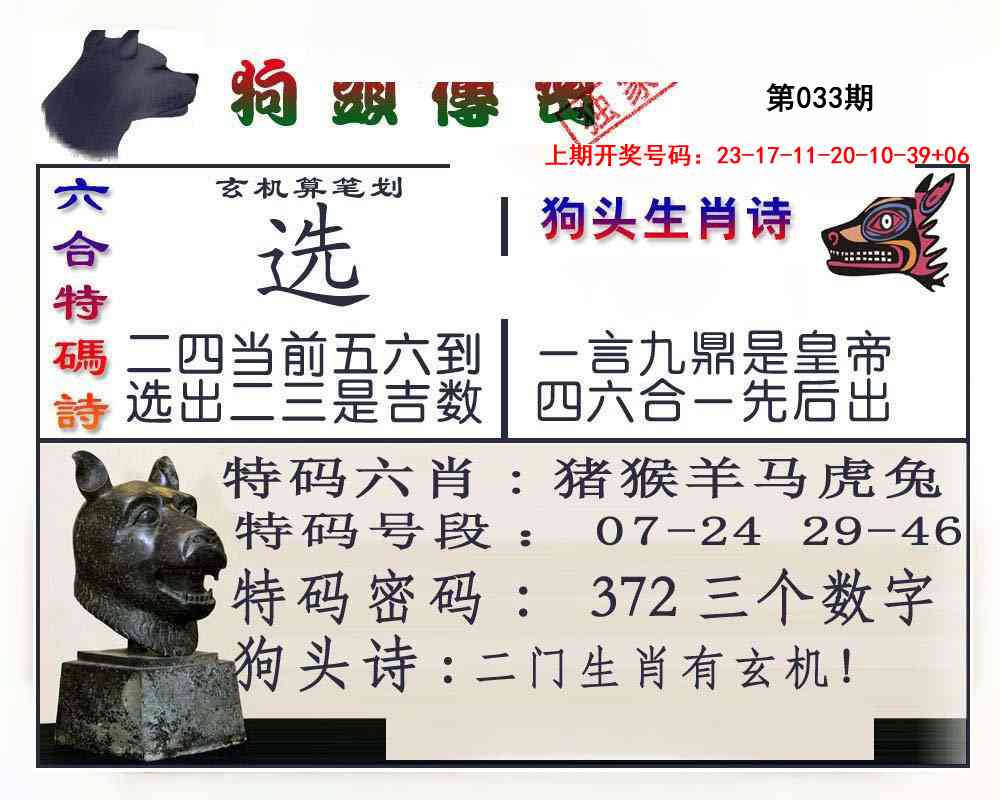 033期狗头传密[图]