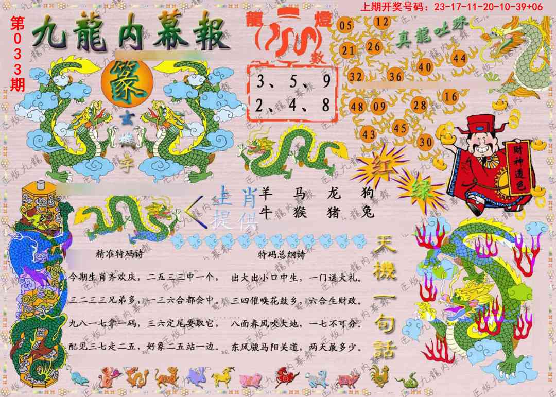033期正版九龙内幕报[图]