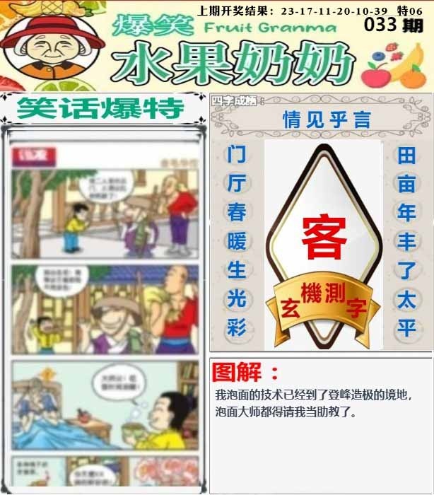 033期爆笑水果奶奶[图]